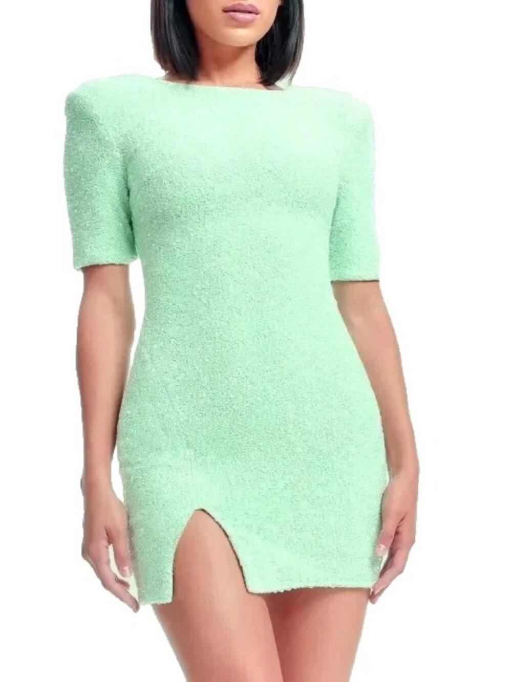 Dress The Population Sage Green Maddox Sequined Minidress
